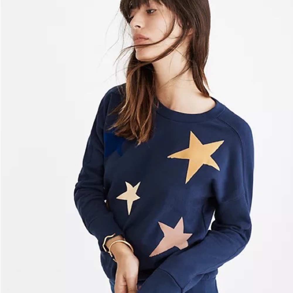 Miles by madewell starry sweatshirt. Loose fit